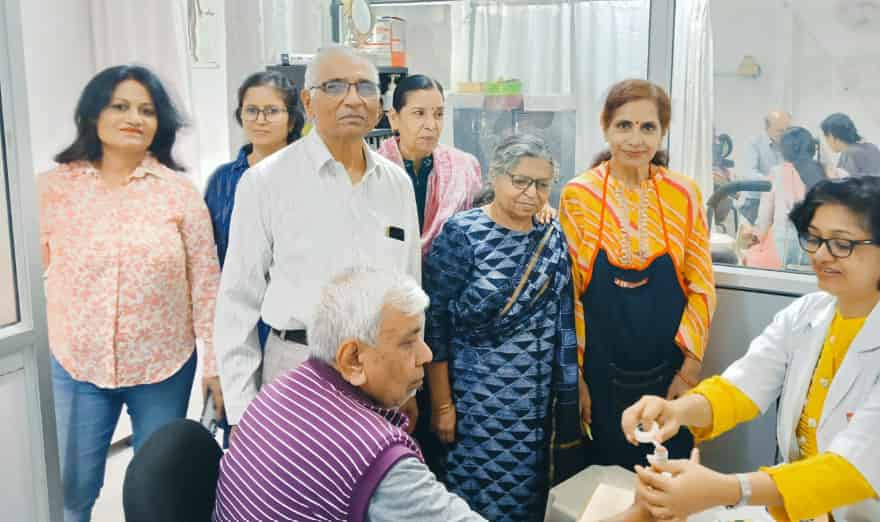 Acupuncture training at Acutouch Wellness
